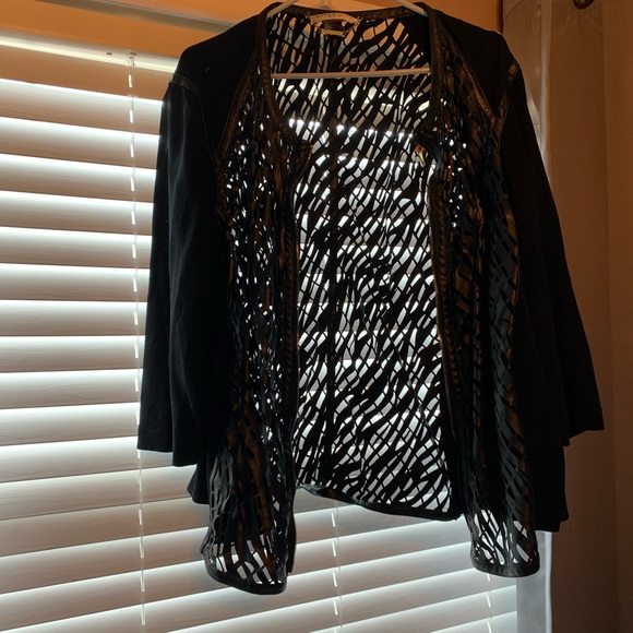 Peter Nygard Jackets & Blazers - Nyguard Laser Cut Jacket